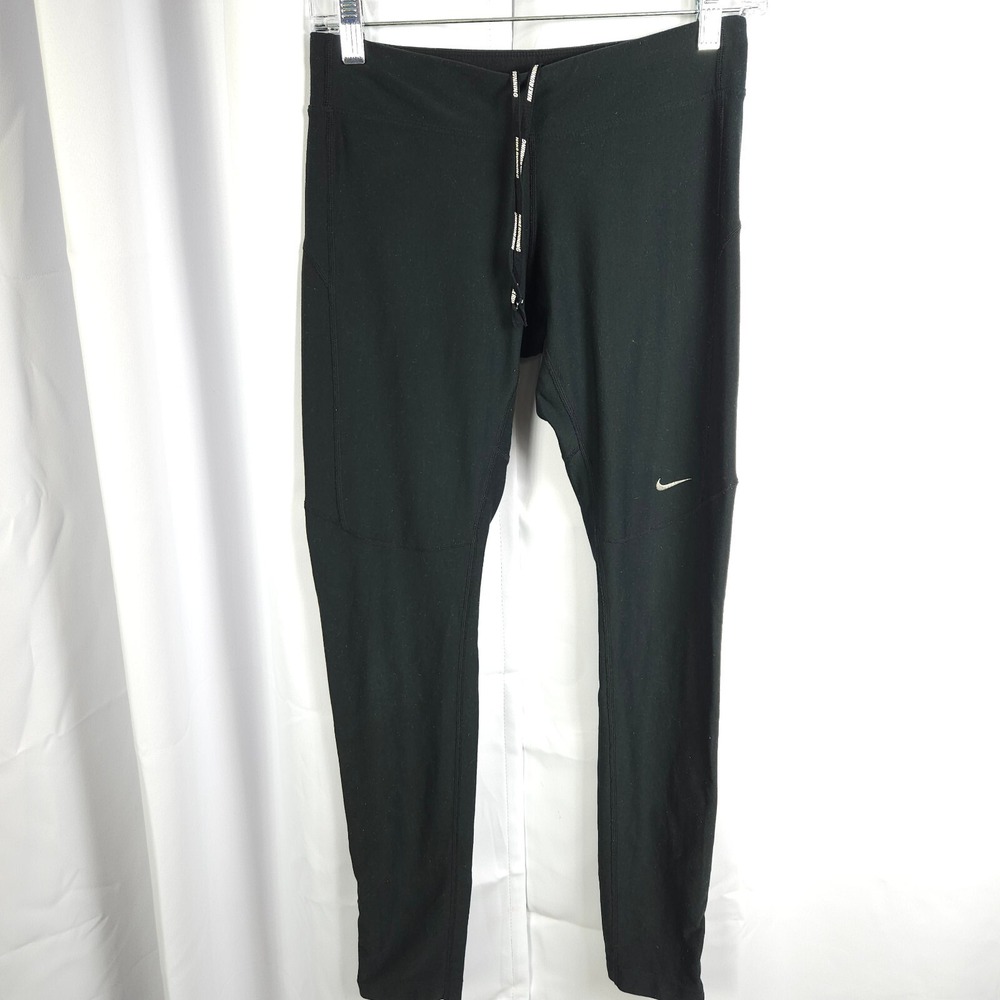 Nike Stay Warm Dri-Fit Women's Black‎ Leggings Small 28x28 Zip Ankle